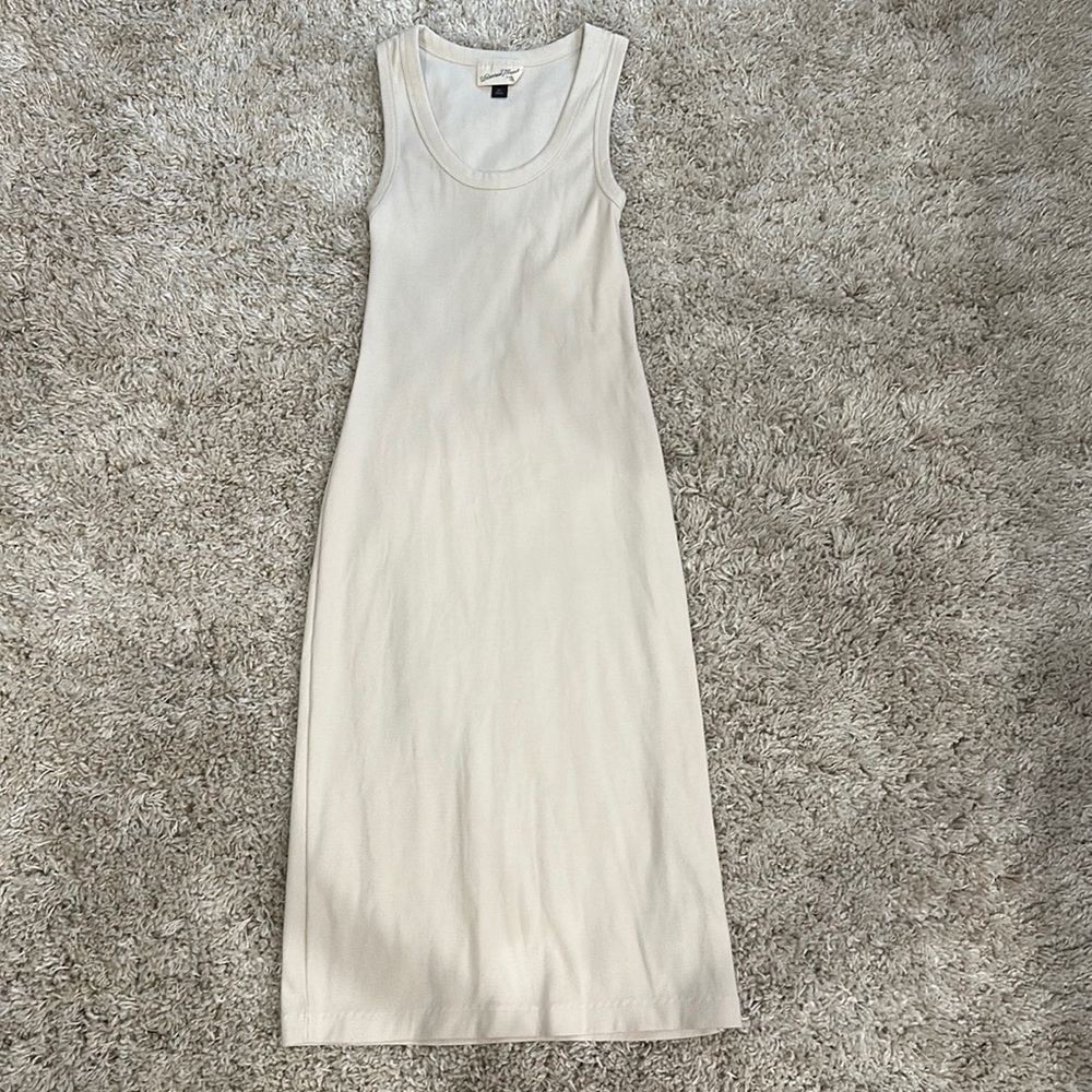 Ribbed Midi Dress